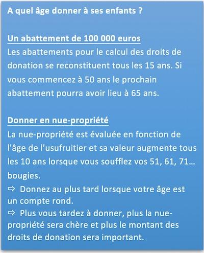 Donation enfant solution juridique