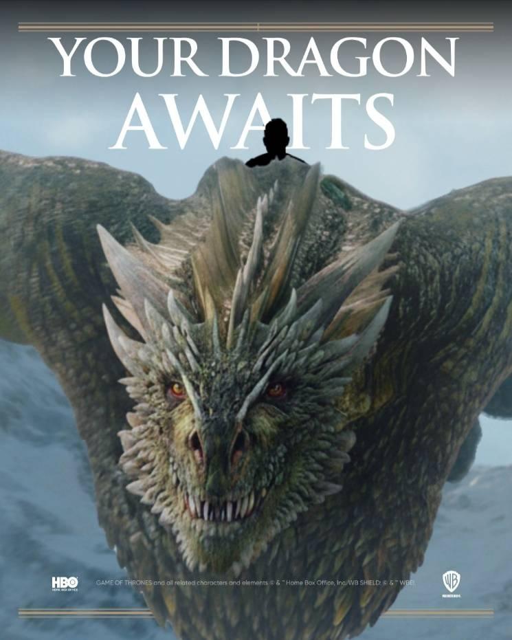 Promenade en dragon - Écran vert - Visite des studios de Game of Thrones - Comté de Down