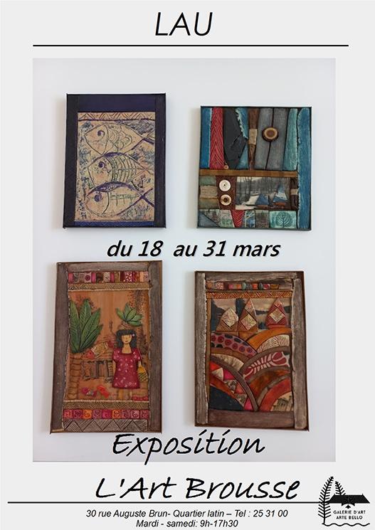 EXPO ARTE BELLO LAU, Affiche