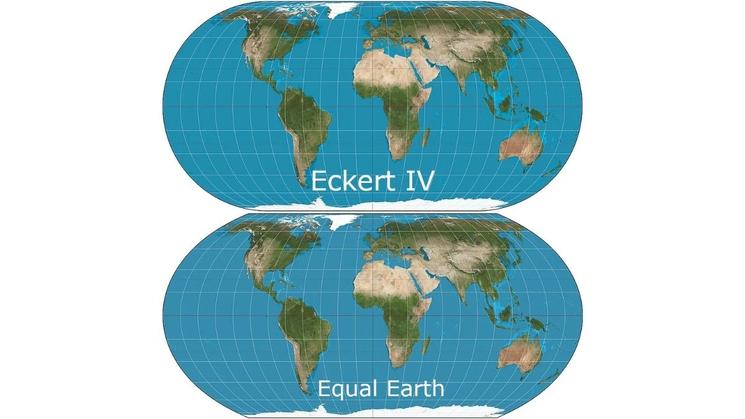 Eckert IV equal earth