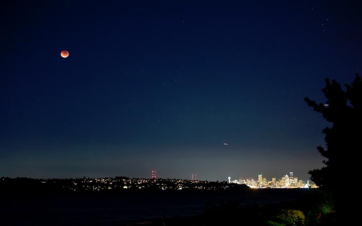 Eclipse super lune Hong Kong