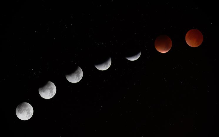 Eclipse super lune Hong Kong
