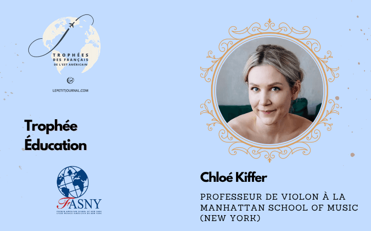 Chloé Kiffer, Professeur de violon à la Manhattan School of Music (New York)