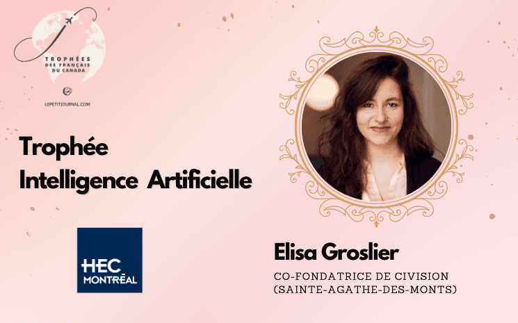 Elisa Groslier, Co-fondatrice de CIVISION (Sainte-Agathe-des-Monts)