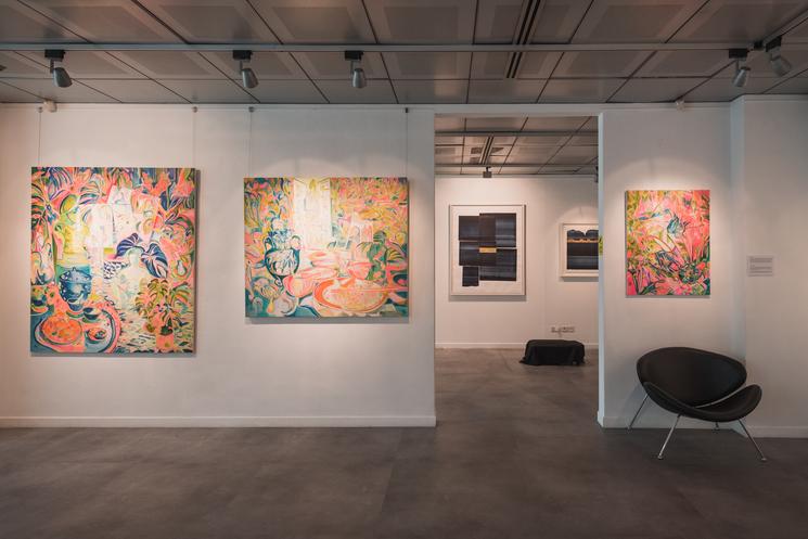 tableaux exposes a l'alliance francaise