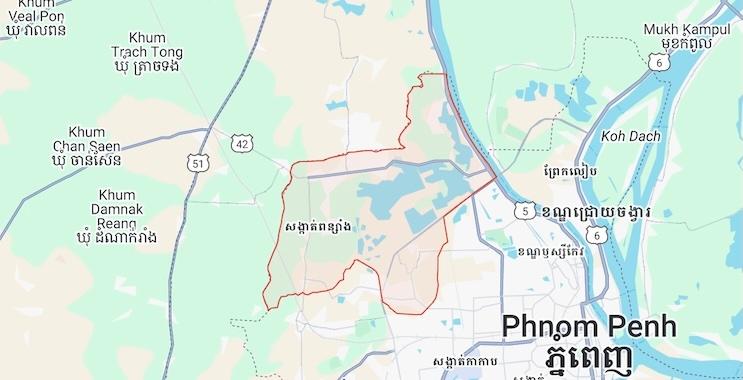 Emplacement du projet de parc 70 hectares