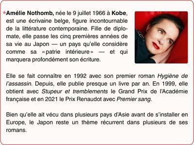 bio amélie nothomb