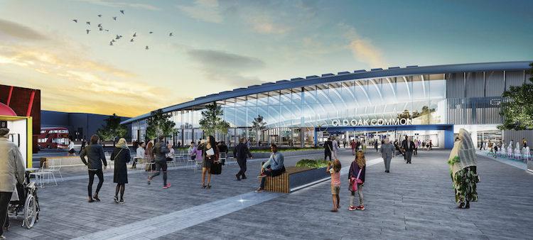 nouvelle gare gigantesque Londres 2026 Old Oak Common Vinci