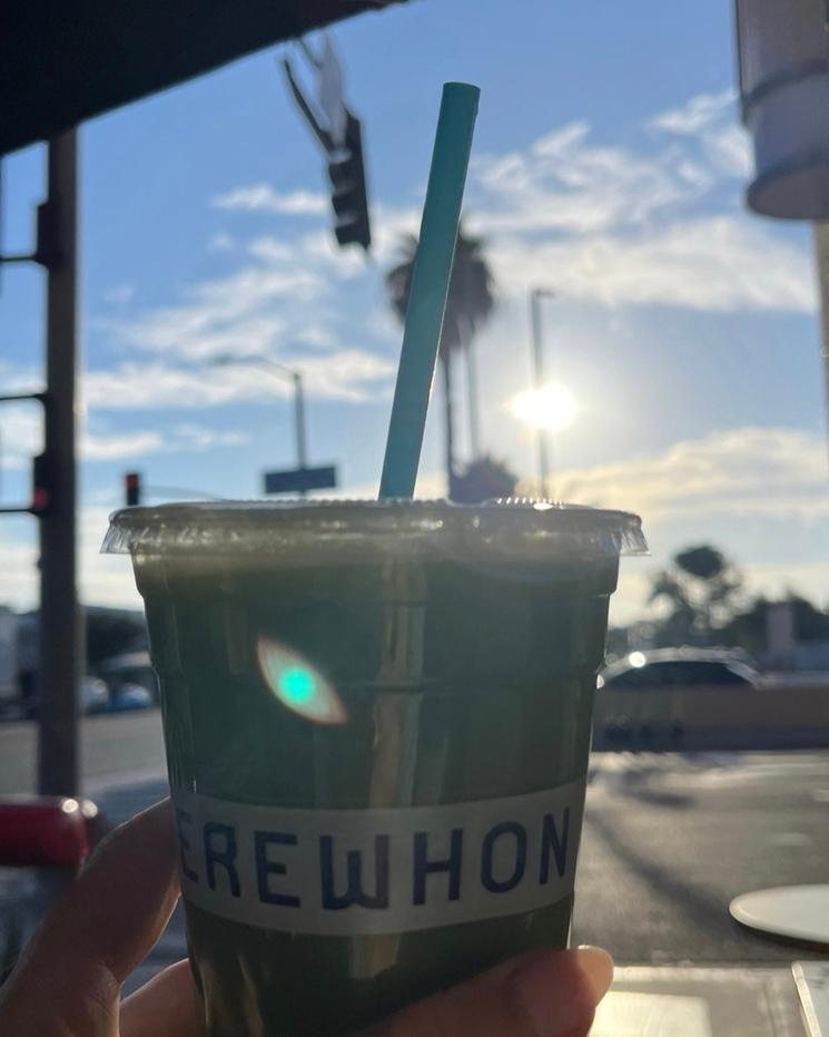 Erewhon green juice © Marie Fiorin