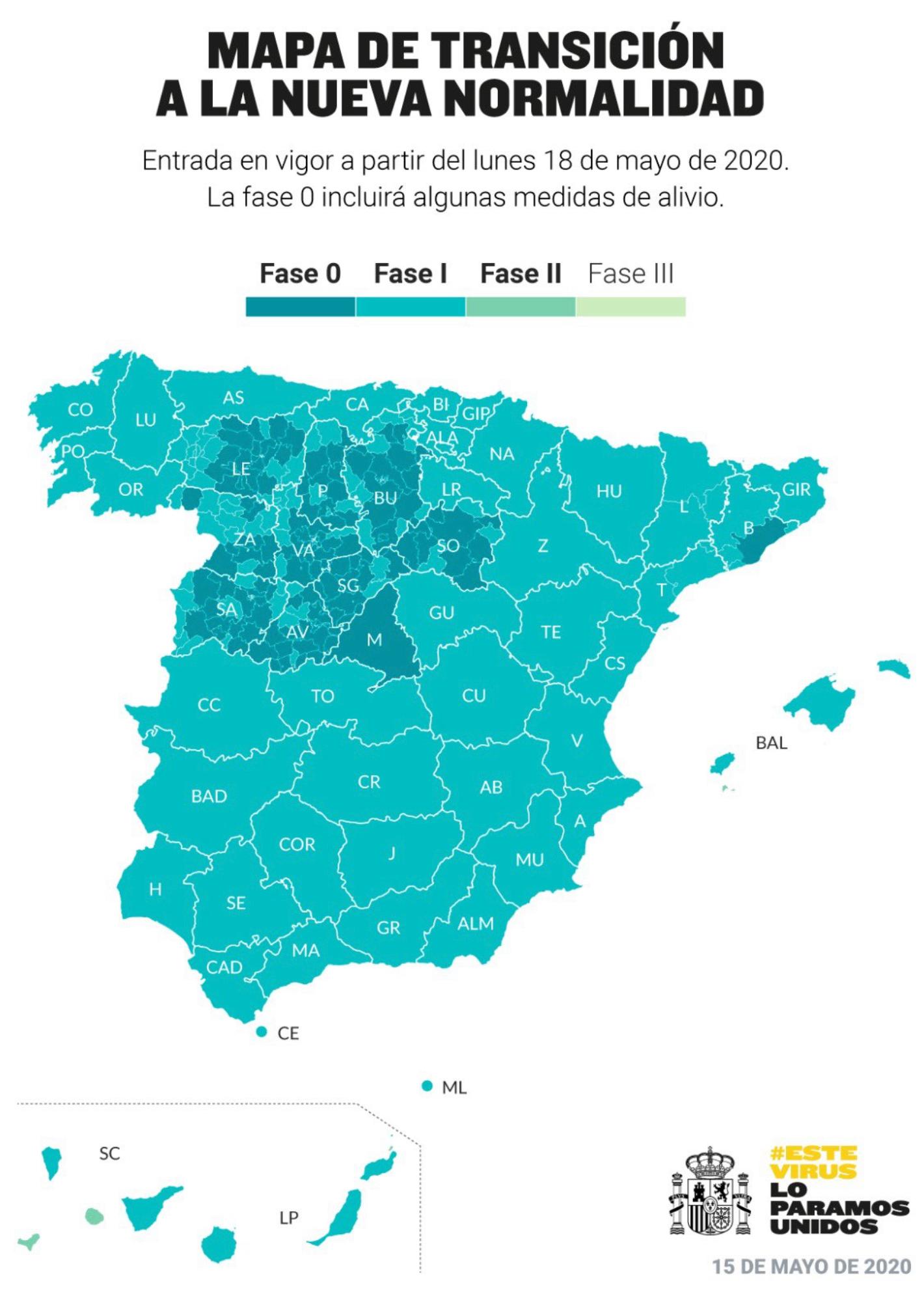 COVID-19 Phase1 Espagne 18mai2020
