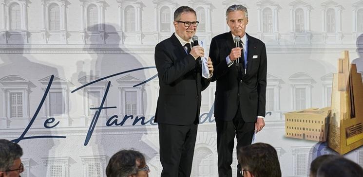 Fabio Fazio et Denis Delespaul