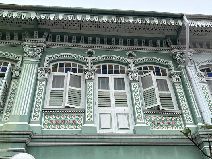 Facade maison peranakane