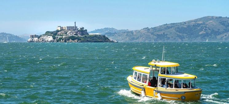 Un ferry en partance pour Alcatraz