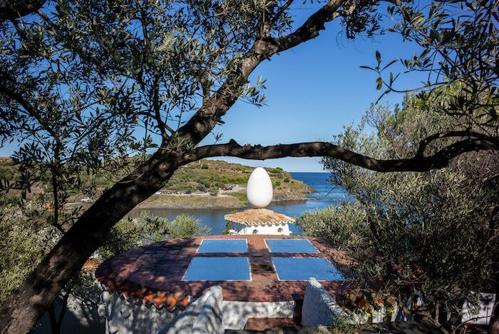 vue sur les jardins de la maison Dali