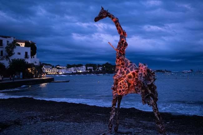 Scupture de girafe