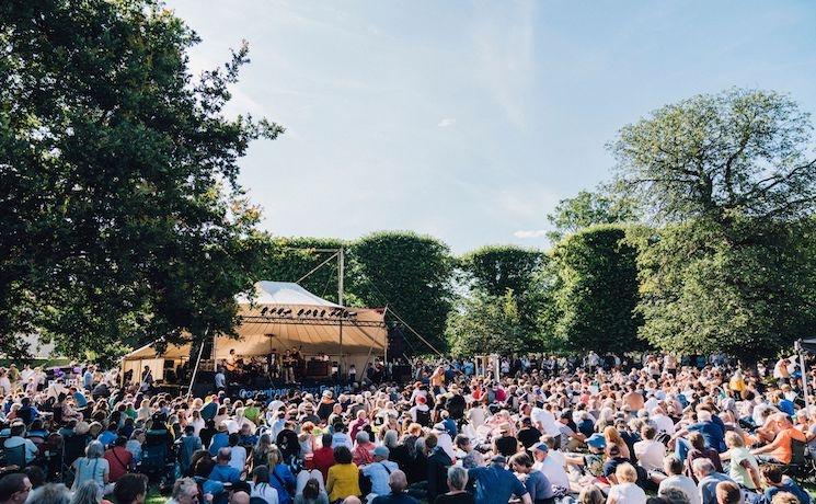 Festival du Jazz de Copenhague des personnes en plein air