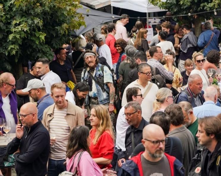 Visiteurs du festival