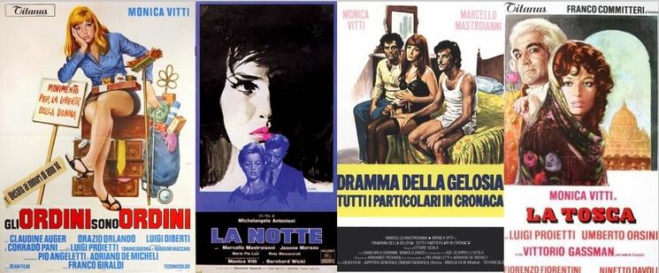 Films de Monica Vitti