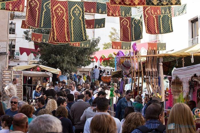le marché médiéval la Fira Tots Sants Cocentaina à Valencia