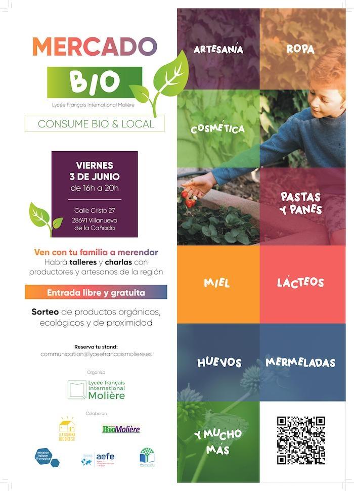 affiche du marché bio