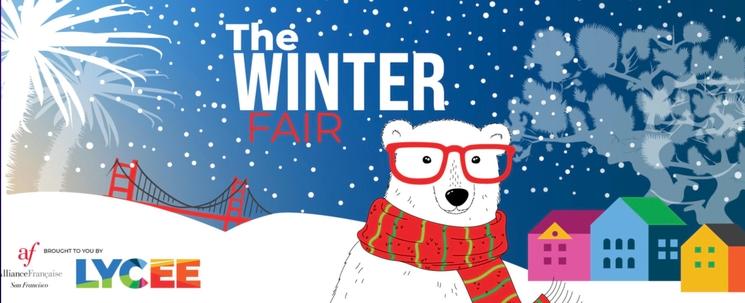 Affiche Marché de Noël le lycée français San Francisco