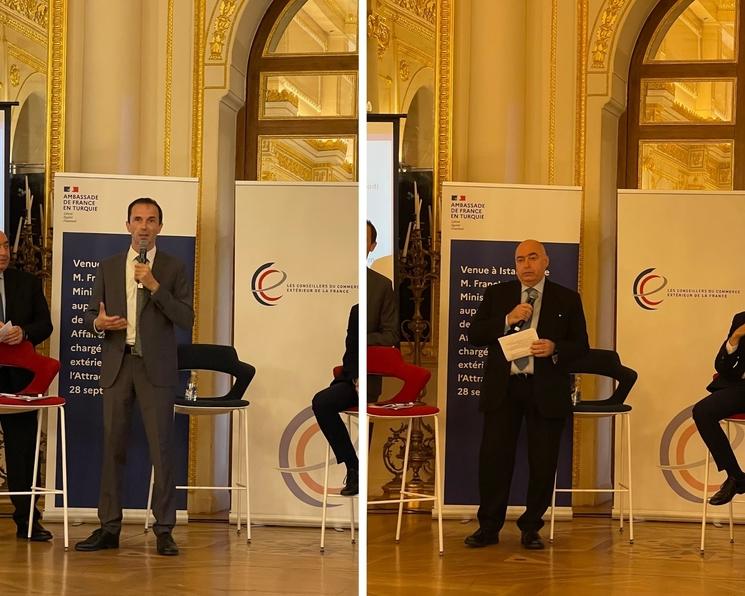 Franck Mereyde et Philippe Alcaras Franck Riester Istanbul