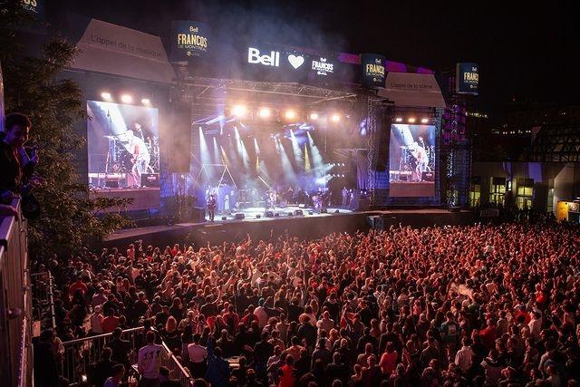 Scène des Francos de Montréal