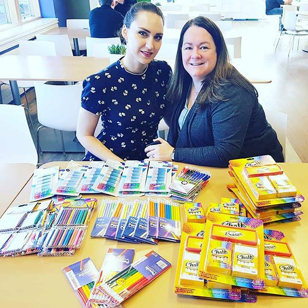 Galadrielle with Linda