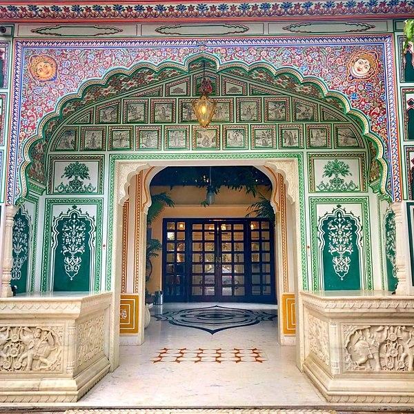 Haveli dans le Shekhawati en Inde du nord
