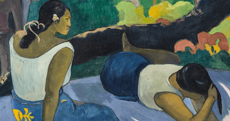 Tableau de Gauguin en expo Copenhague
