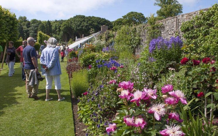 Jardin clos au château de Glenarm, comté d'Antrim
