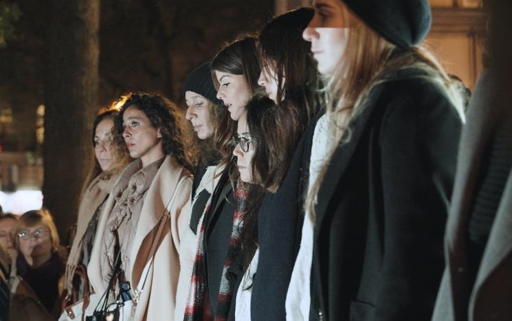 Les Guerrières de la Paix à Paris - crédit photo Kevin Van Der Meiren