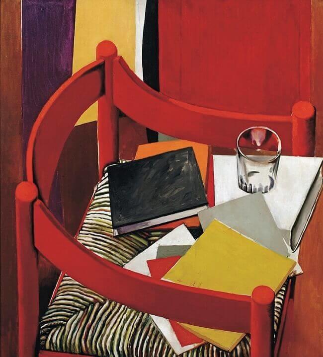 tableau de Guttusu inspiré de Magistretti