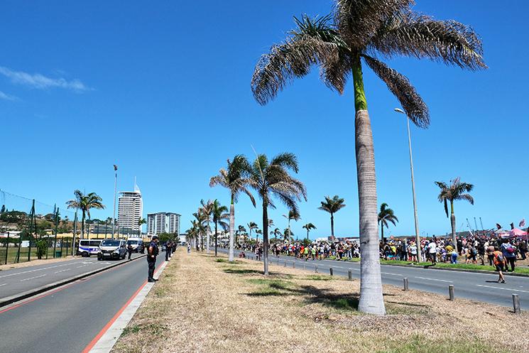 Manifestation contre l'obligation vaccinale à Nouméa en Nouvelle-Calédonie