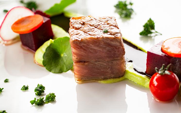 Boeuf Hakata au restaurant français Le Crystal à Chiang Mai