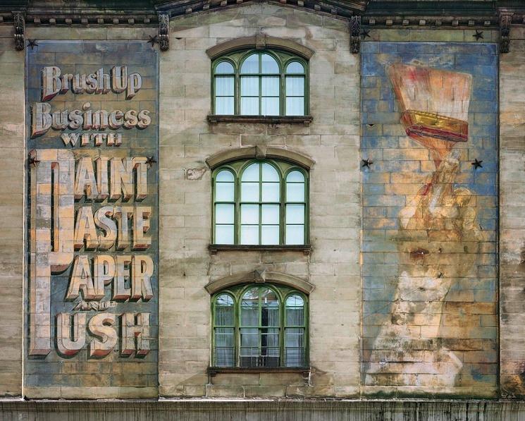 Photo de façade d'un mur new yorkais