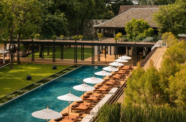 Piscine de l’hôtel Anantara Chiang Mai