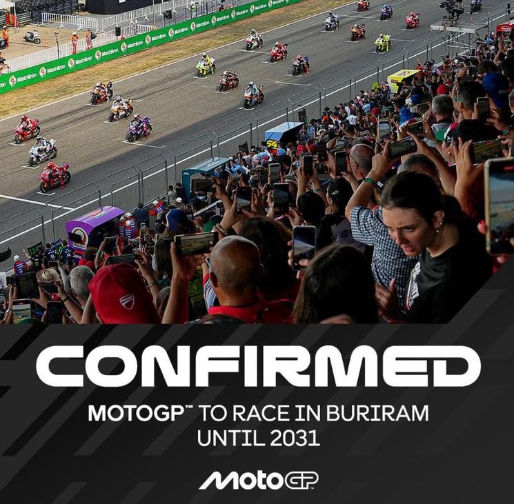 Confirmed : MotoGP en Thaïlande jusqu’en 2031