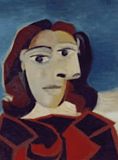 Pablo Ruiz Picasso Retrato de Dora Maar, 27 de marzo de 1939 Gouache sobre tabla, 60 x 45 cm Museo Nacional Centro de Arte Reina Sofía, Madrid