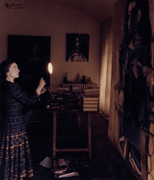 Juan Gyenes. Jacqueline Picasso. 1978 Fotografía, 58,1 x 48,1 cm Museo Casa Natal, Málaga