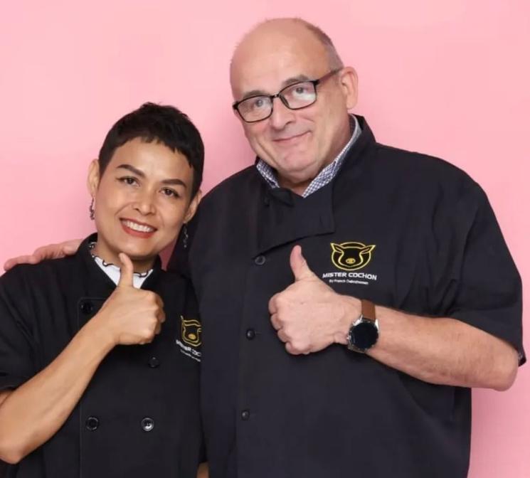 Jean-François Buc et sa compagne