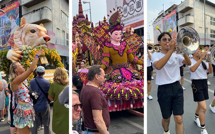 Parade Festival des fleurs Chiang Mai