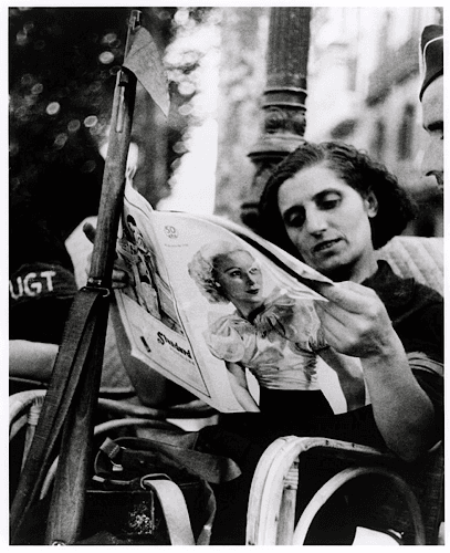 Militienne républicaine, ©Gerda Taro