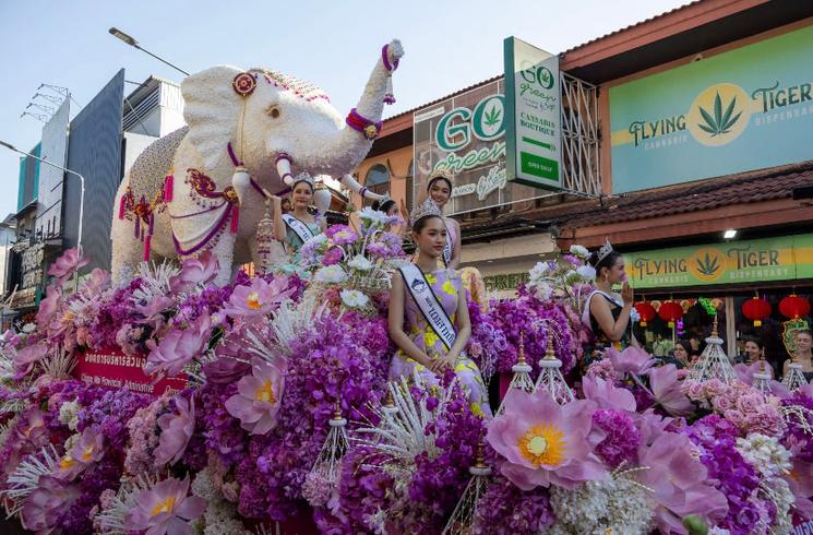 Festival fleurs Chiang Mai
