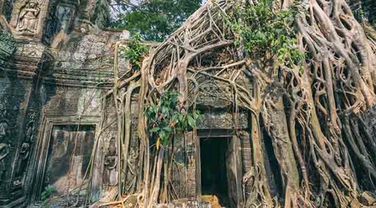 Temple dans la jungle Thaïlande Cambodge