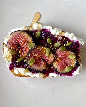Toast à la figue