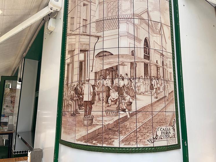 Une fresque datant des années 1930 Sevilla