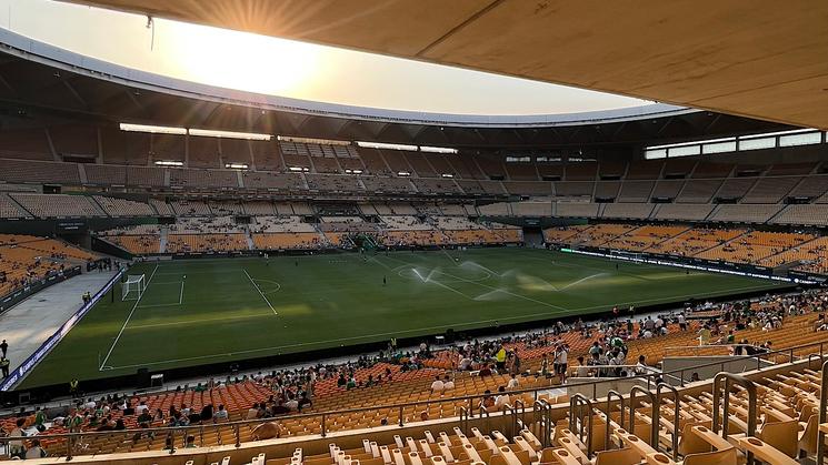 Le stade de La Cartuja, nouvelle enceinte du Betis pendant les travaux du Benito Villamarín.