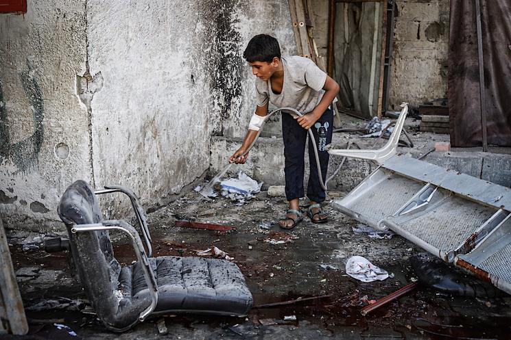 Photographie extraite des travaux de Fatma Hassona