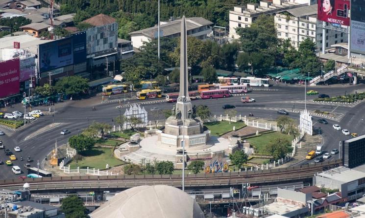 Le monument de la victoire à Bangkok